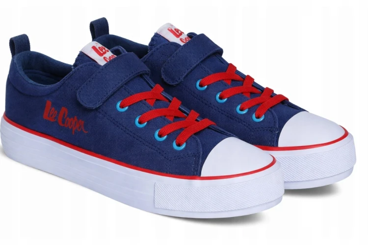 Dziecięce trampki Lee Cooper LCW-24-31-2275K granatowy