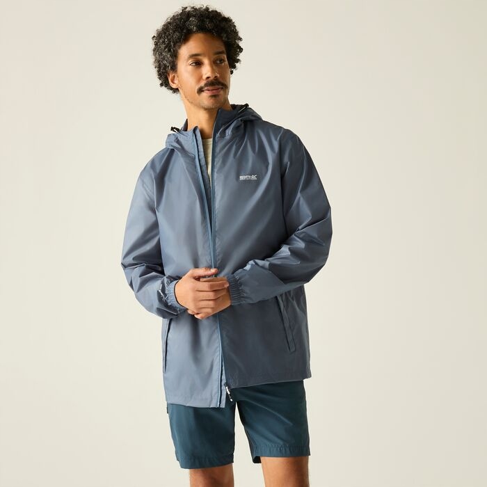 Męska przeciwdeszczowa kurtka trekkingowa Regatta RMW281 ZZ8 denim