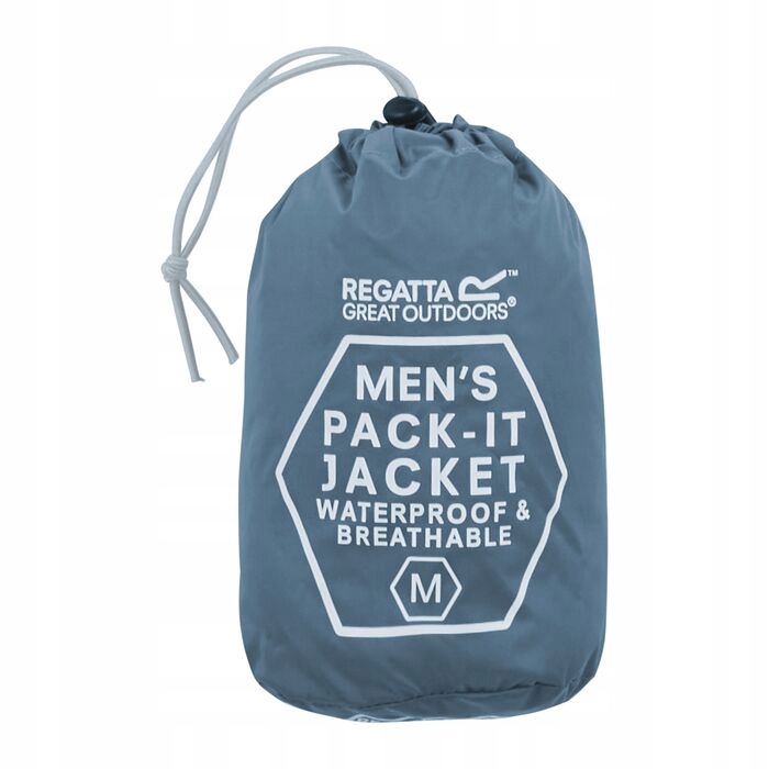 Męska przeciwdeszczowa kurtka trekkingowa Regatta RMW281 ZZ8 denim