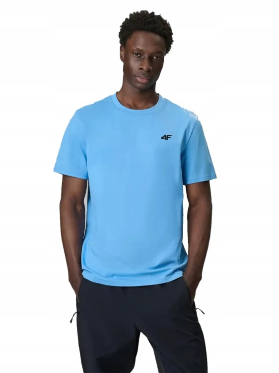 Męska koszulka 4F T-shirt TSHM2669 34S niebieski