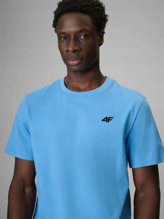 Męska koszulka 4F T-shirt TSHM2669 34S niebieski