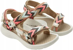 Damskie sandały Lee Cooper LCW-26-34-4429L beżowy/koralowy