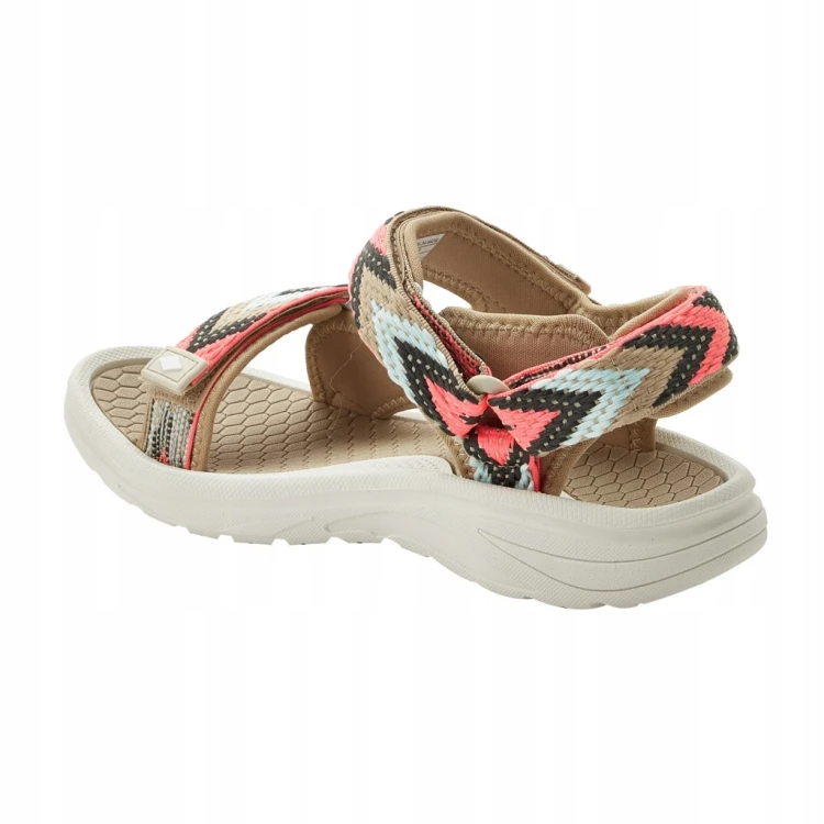 Damskie sandały Lee Cooper LCW-26-34-4429L beżowy/koralowy