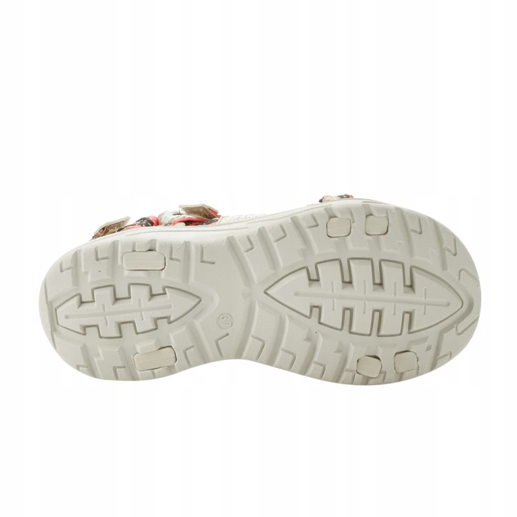 Damskie sandały Lee Cooper LCW-26-34-4429L beżowy/koralowy