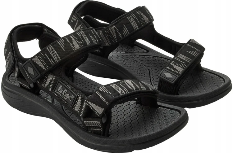 Męskie sandały Lee Cooper LCW-26-34-4424M czarny/szary