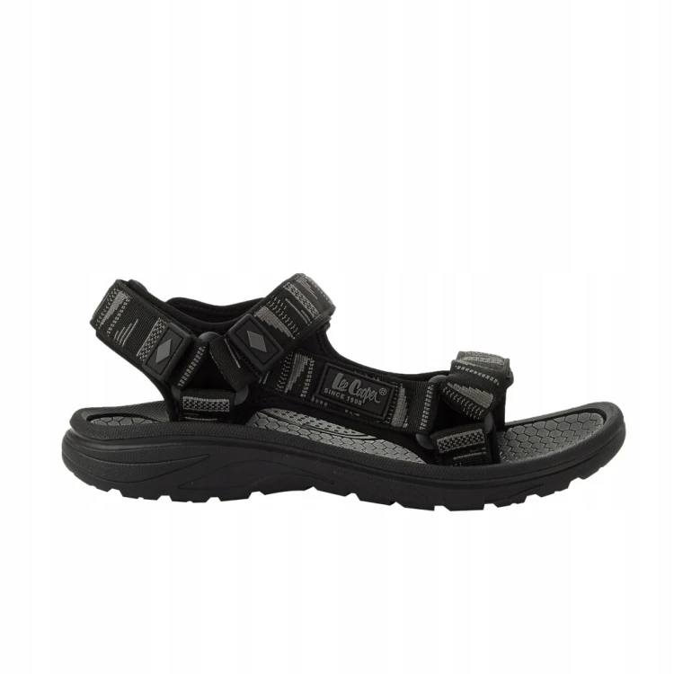 Męskie sandały Lee Cooper LCW-26-34-4424M czarny/szary