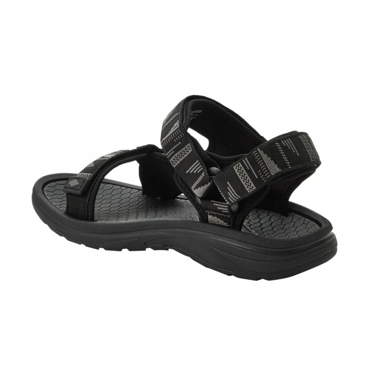 Męskie sandały Lee Cooper LCW-26-34-4424M czarny/szary