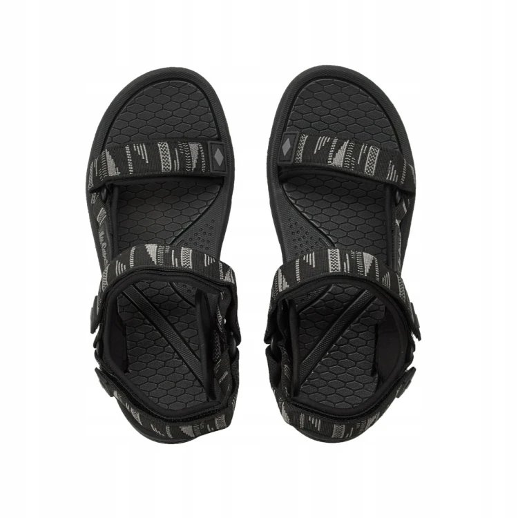 Męskie sandały Lee Cooper LCW-26-34-4424M czarny/szary