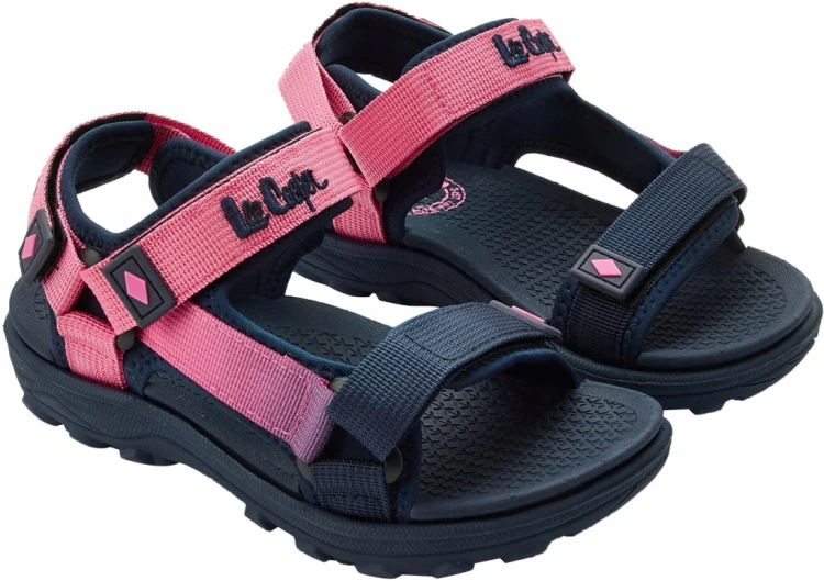 Dziecięce sandały Lee Cooper LCW-26-34-4438K różowy/granatowy