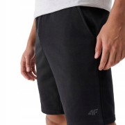 Męskie spodenki dresowe 4F SHOM0926 20S czarny 3XL