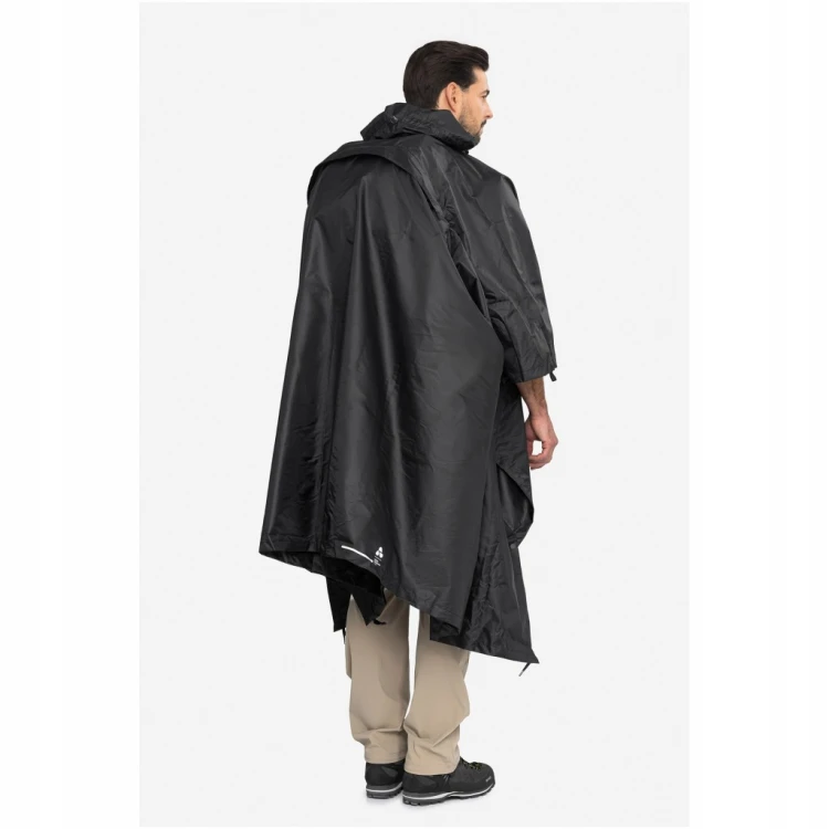 Poncho przeciwdeszczowe Viking peleryna Vesper Backpack czarny