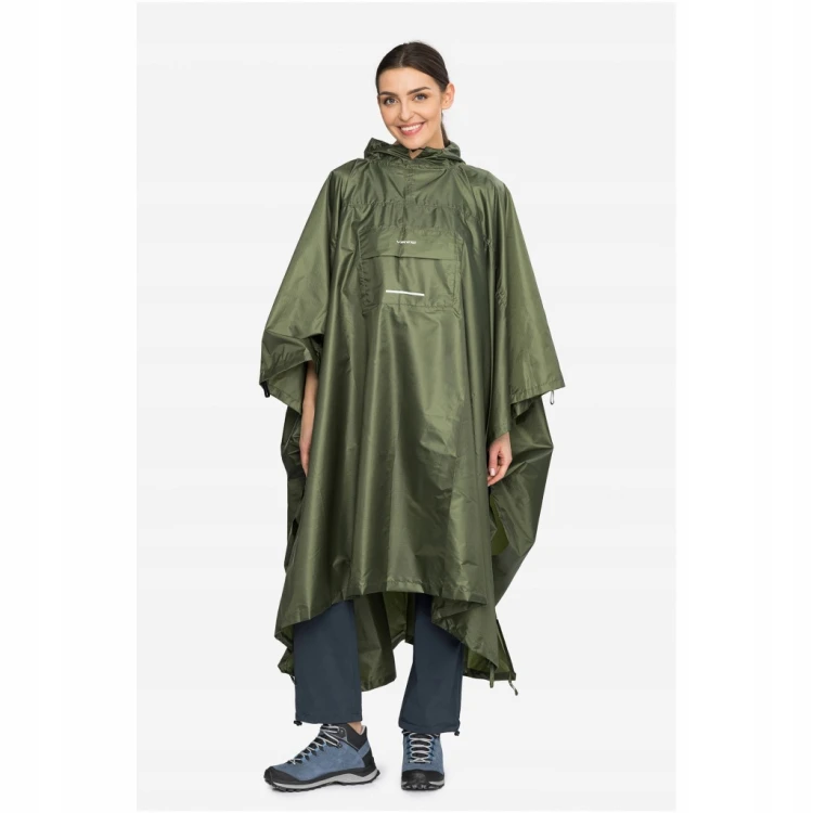 Poncho przeciwdeszczowe Viking peleryna Vesper Backpack khaki