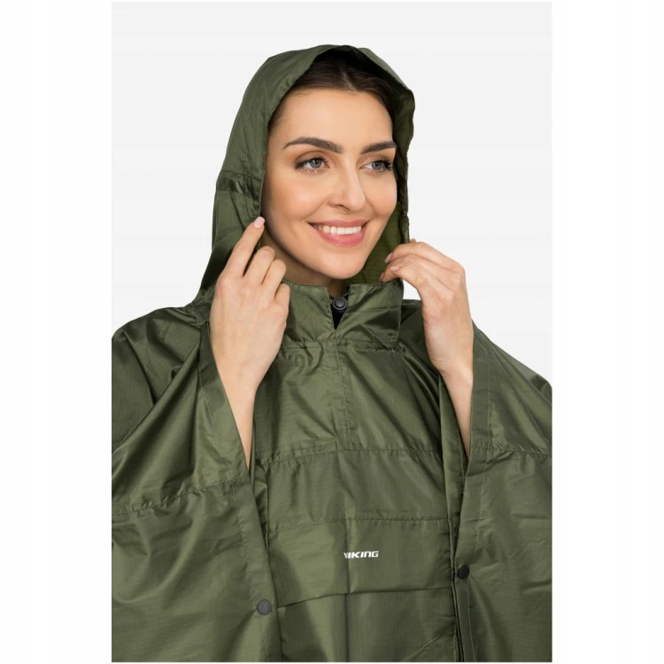 Poncho przeciwdeszczowe Viking peleryna Vesper Backpack khaki