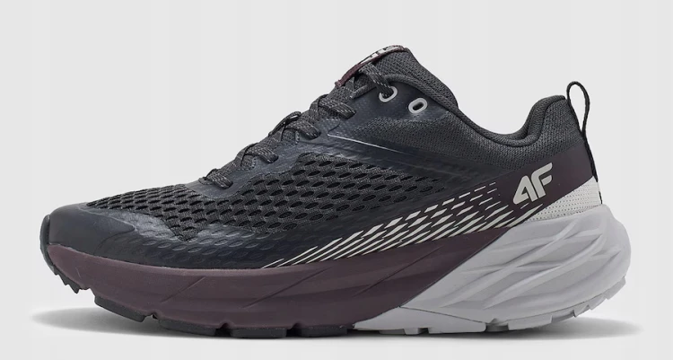 Męskie buty sportowe 4F Speed Hiker OTSM037 50S czarny/fioletowy