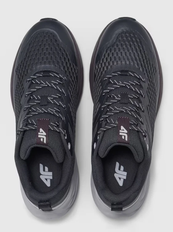 Męskie buty sportowe 4F Speed Hiker OTSM037 50S czarny/fioletowy