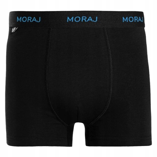 Męskie bokserki bawełniane Moraj MBX550-410 5-pak czarny