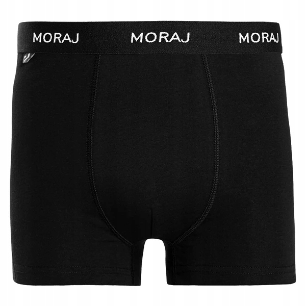 Męskie bokserki bawełniane Moraj MBX550-410 5-pak czarny