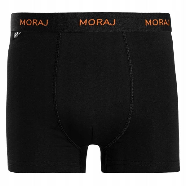 Męskie bokserki bawełniane Moraj MBX550-410 5-pak czarny