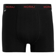 Męskie bokserki bawełniane Moraj MBX550-410 5-pak czarny