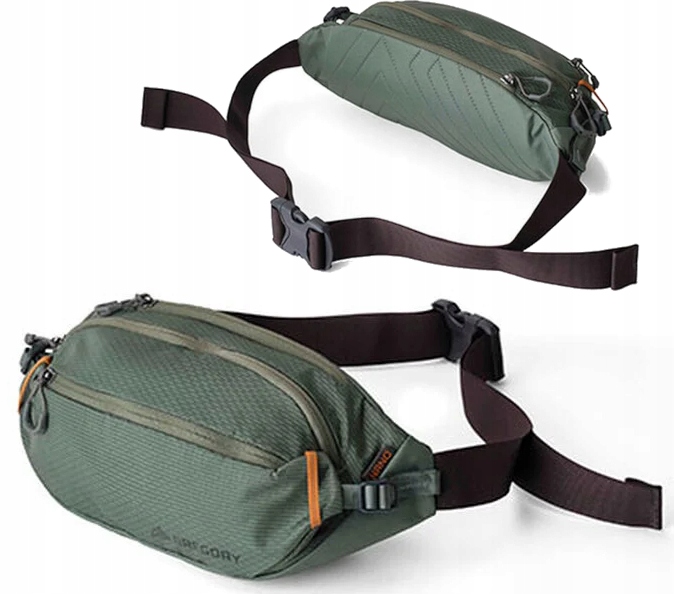 Saszetka nerka Gregory 4L 153062/9304 zielony