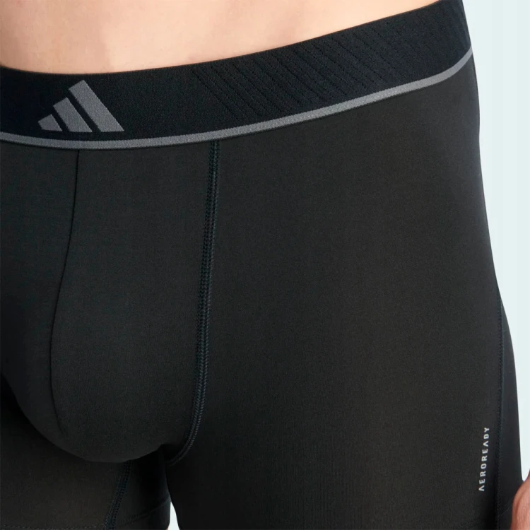 Bokserki męskie ADIDAS Active Micro Flex 3-pak 4AM014-000 czarny