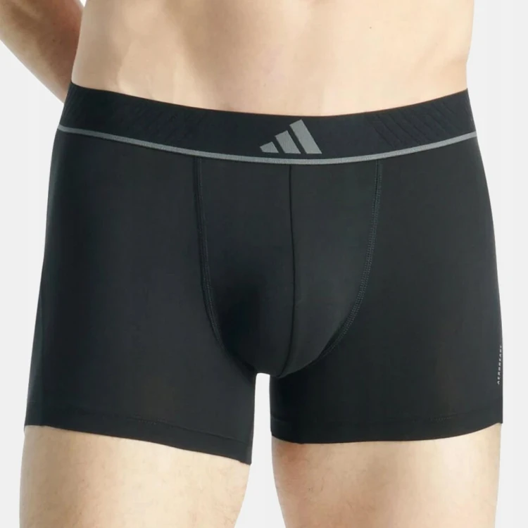 Bokserki męskie ADIDAS Active Micro Flex 3-pak 4AM014-000 czarny