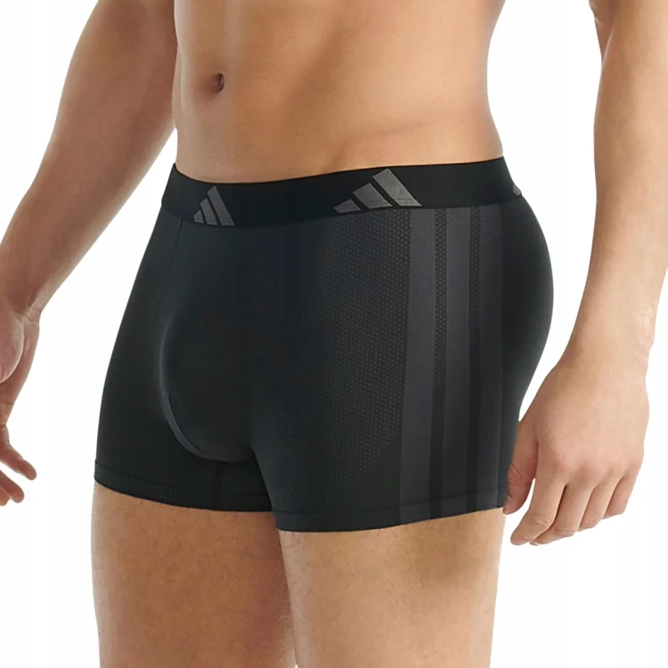 Bokserki męskie ADIDAS Active micro stretch 2-pak 4AM027 czarny