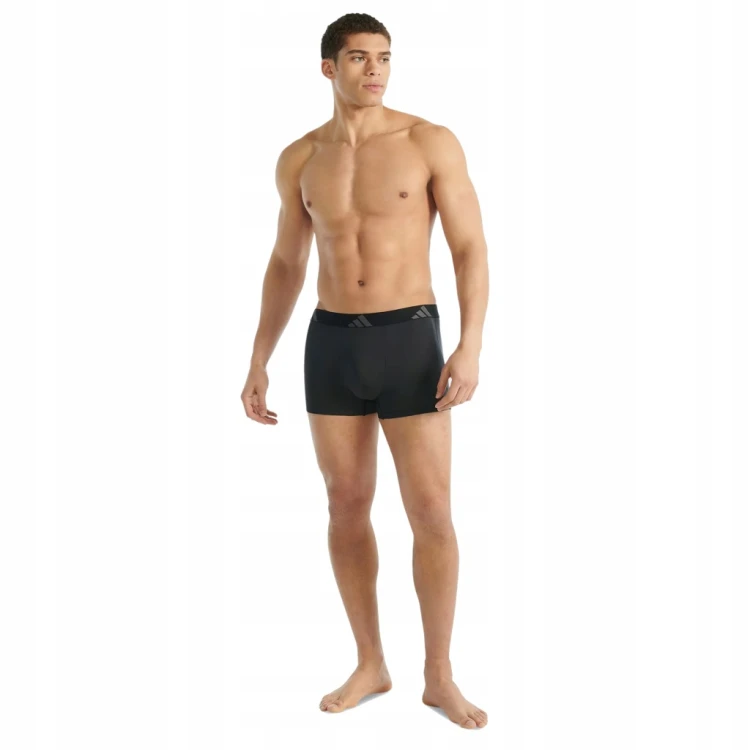 Bokserki męskie ADIDAS Active micro stretch 2-pak 4AM027 czarny