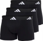 Bokserki męskie ADIDAS Active flex cotton 3-pak 4AM002 czarny