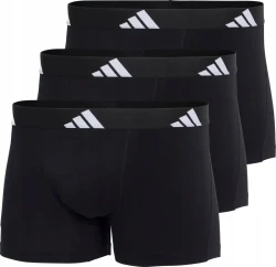 Bokserki męskie ADIDAS Active flex cotton 3-pak 4AM002 czarny