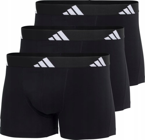 Bokserki męskie ADIDAS Active flex cotton 3-pak 4AM002 czarny
