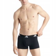 Bokserki męskie ADIDAS Active flex cotton 3-pak 4AM002 czarny