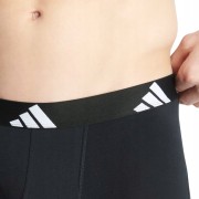 Bokserki męskie ADIDAS Active flex cotton 3-pak 4AM002 czarny