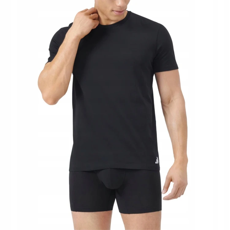 Koszulka męska ADIDAS Active Core Cotton 3-pak 4AM011 czarny
