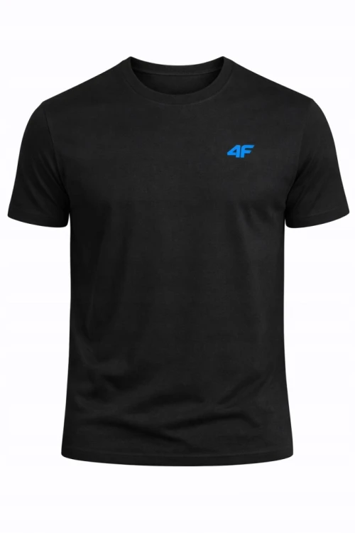 Męska koszulka zestaw 3 sztuk 4F T-shirt 3-pak TSHM3986 20S+43S+41S czarny/j.zielony/c.zielony