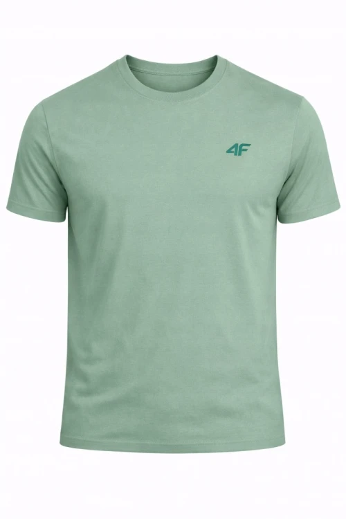 Męska koszulka zestaw 3 sztuk 4F T-shirt 3-pak TSHM3986 20S+43S+41S czarny/j.zielony/c.zielony