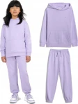 Dziewczęcy dres 4F komplet bluza + spodnie 51S fioletowy