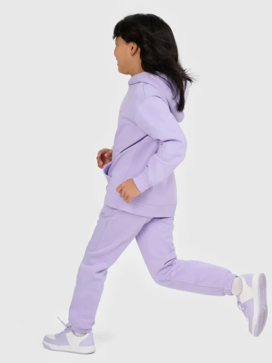 Dziewczęcy dres 4F komplet bluza + spodnie 51S fioletowy