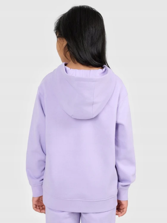 Dziewczęcy dres 4F komplet bluza + spodnie 51S fioletowy