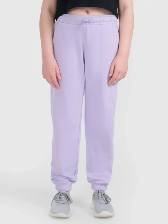 Dziewczęcy dres 4F komplet bluza + spodnie 51S fioletowy