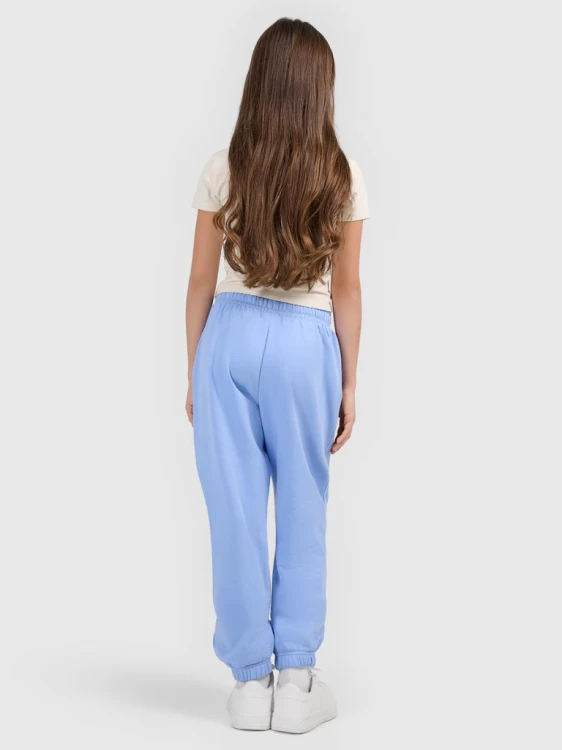 Dziewczęcy dres 4F komplet bluza + spodnie 33S niebieski