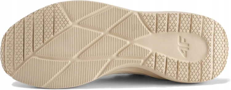 Damskie buty sportowe 4F LOWF118 12S kremowy