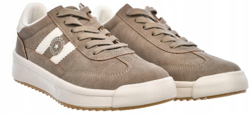Damskie buty Big Star tenisówki UU274025 beżowy