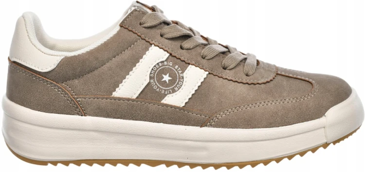 Damskie buty Big Star tenisówki UU274025 beżowy