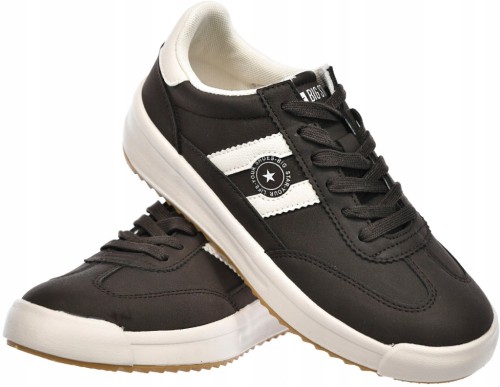 Damskie buty Big Star tenisówki UU274024 brązowy