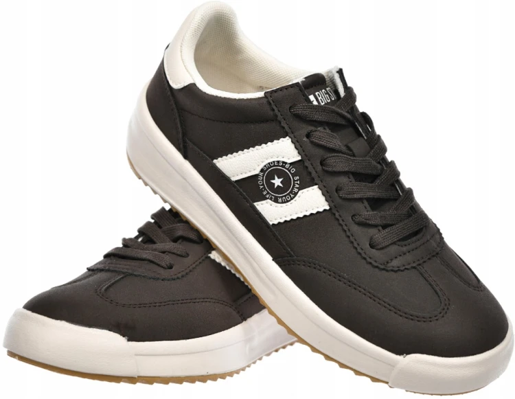 Damskie buty Big Star tenisówki UU274024 brązowy