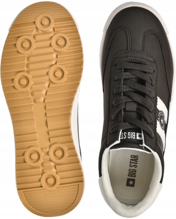 Damskie buty Big Star tenisówki UU274024 brązowy