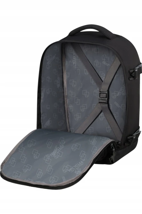 Plecak turystyczny kabinowy American Tourister Take2cabin czarny 24 L