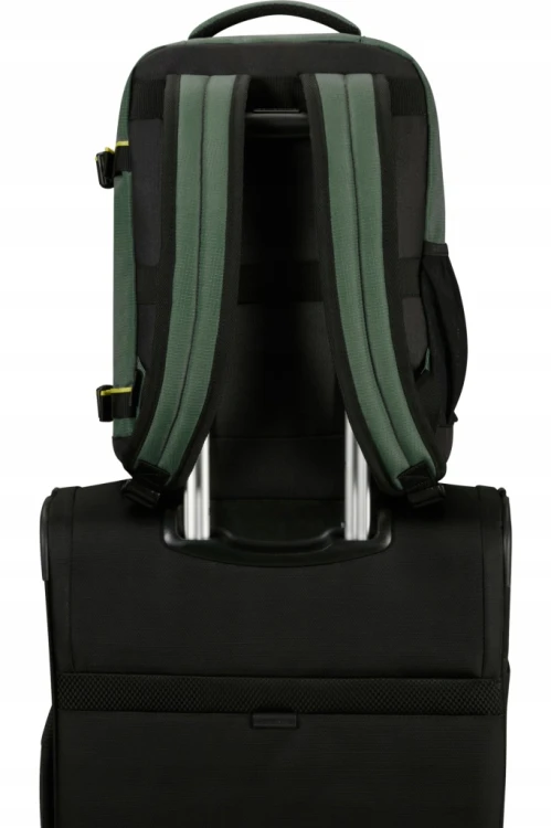 Plecak turystyczny kabinowy American Tourister Take2cabin zielony 24 L