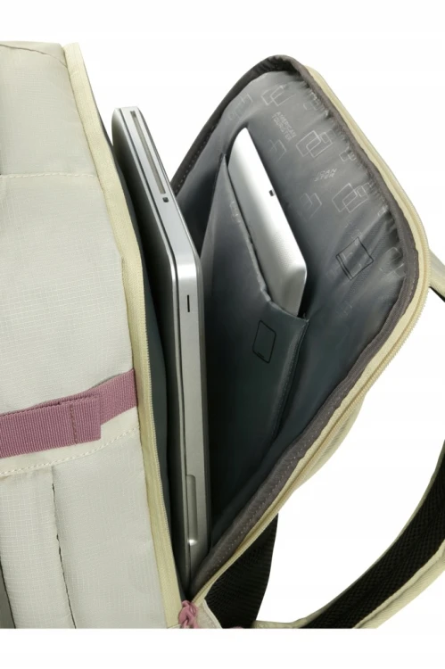 Plecak turystyczny kabinowy American Tourister Take2cabin beżowy 26,5 L